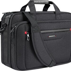 Laptop Briefcase Premium Laptop Case Fits Up to 17.3 Inch Business Shoulder Bag